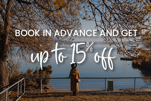 Up to 15% Off Book Early & Save